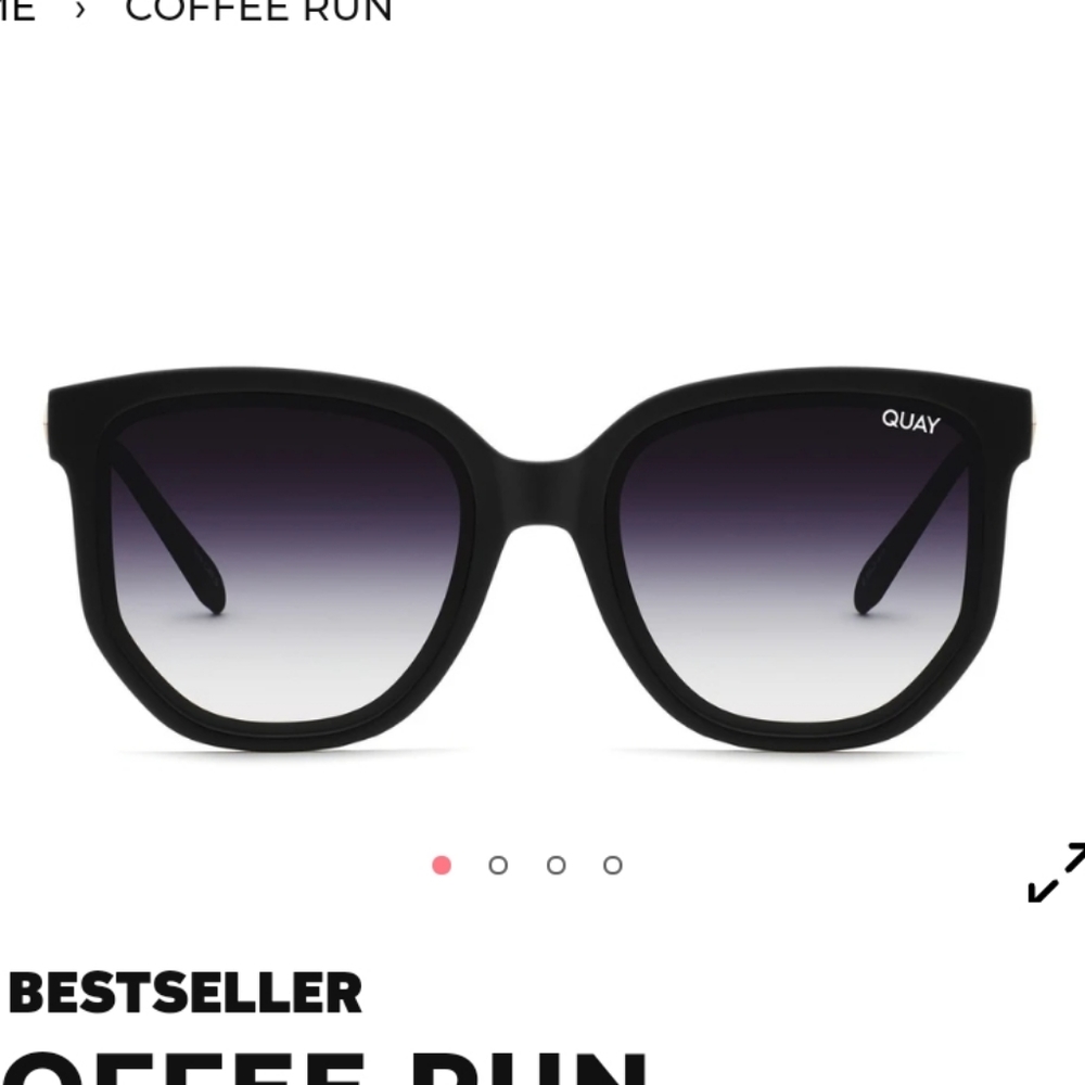 Quay new coffee run sunglasses